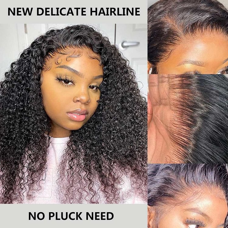 💥 Affordable  💥 Undetectable 4×4 Lace Closure Wigs | Black Curly Hair Wigs | Natural Hairline