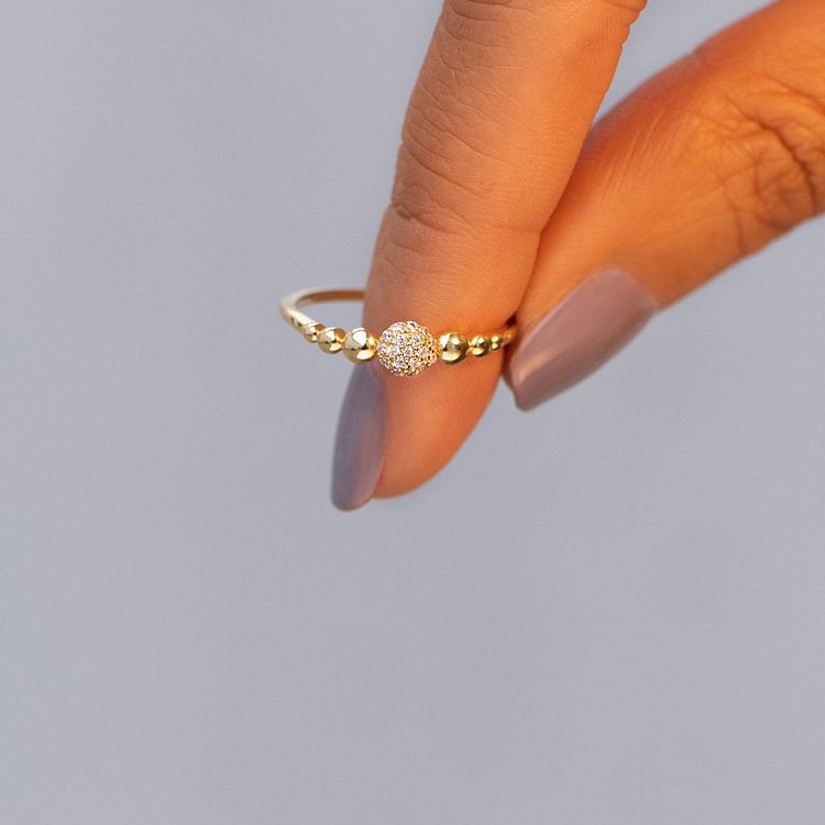 To My Wife A Million Reasons Pave Sphere Ring