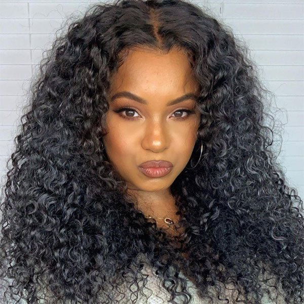HD Melted Lace Wig丨10-38 Inches Black Curly Hair丨13x4 Ultra Thin Seamless Lace Wig That Fits To The Scalp