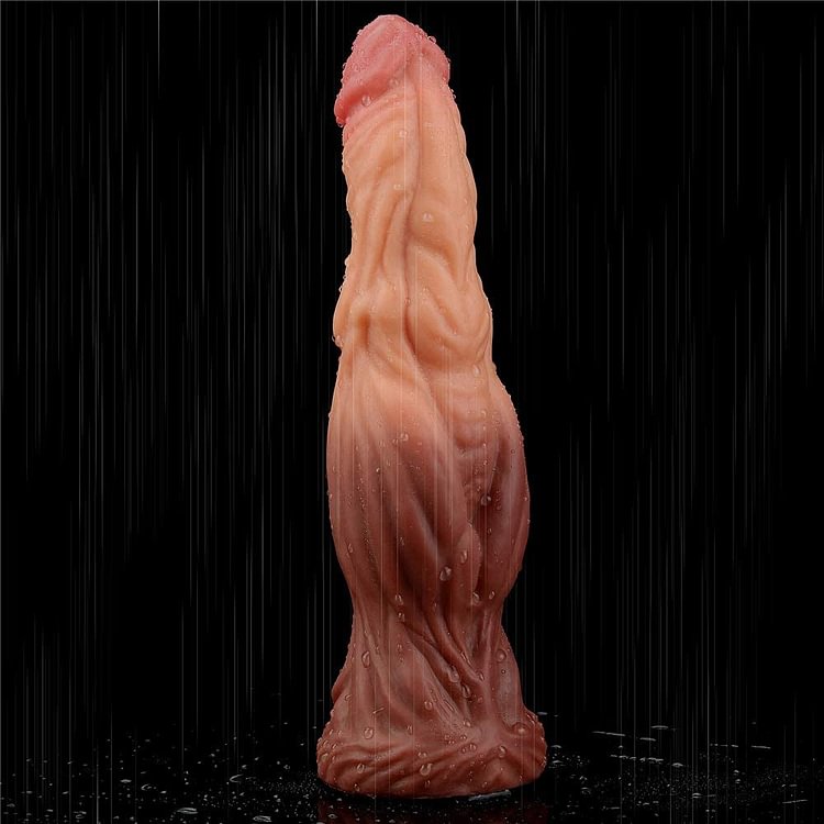 Lovetoy 10 inch Dual-Layered Silicone Nature Huge Dildo