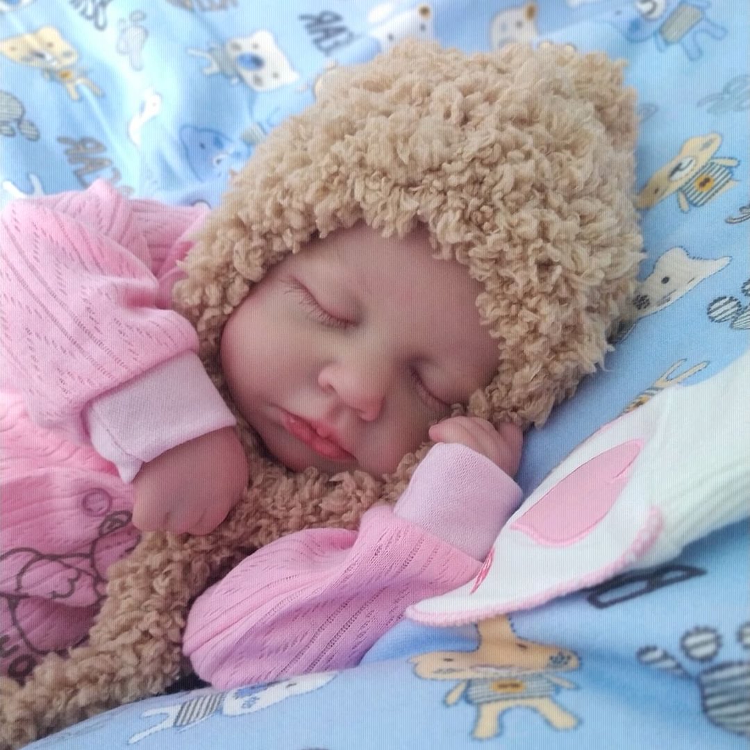 20'' Truly Baby Girl Reborn Doll Toy Gillian with “Heartbeat” and Coos