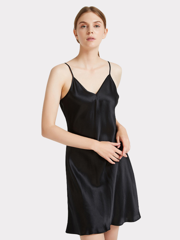 19 Momme Classic Silk Slip Nightgown