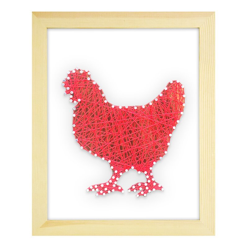 Chicken String Art Kit-Ainnpuzzle