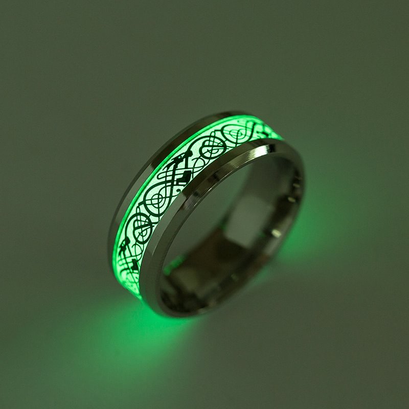 Luminous dragon ring fluorescent