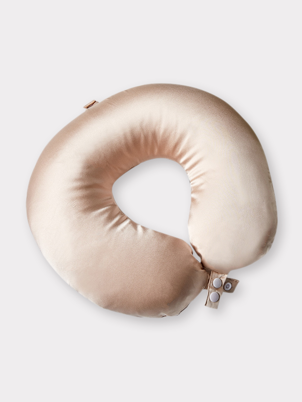 Silk U-shaped Pillow Traveling Solid Style