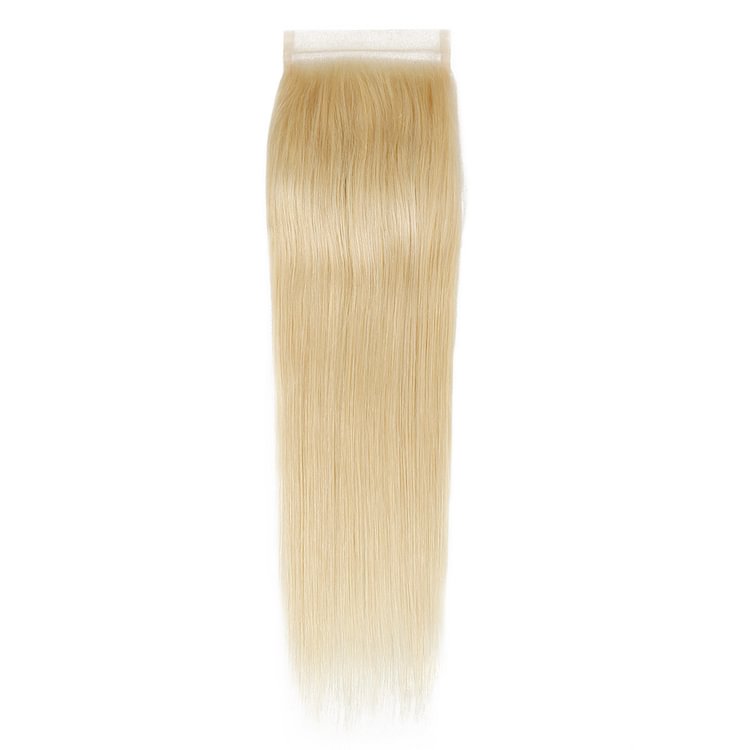 1 PC Golden Straight 4×4 Lace Closure丨Brazilian Virgin Hair