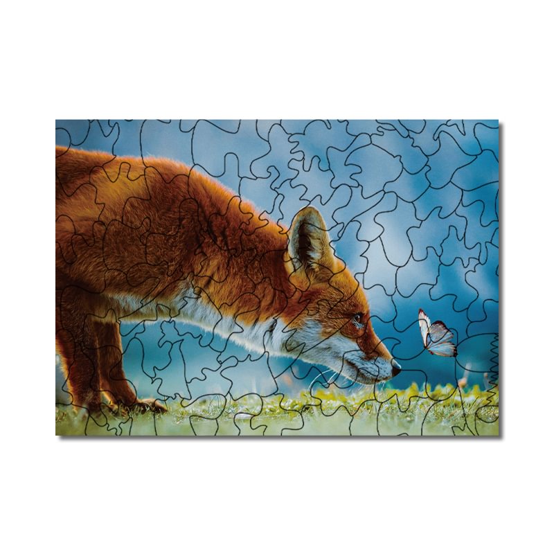 JEFFPUZZLE™-JEFFPUZZLE™ fox disc Puzzle