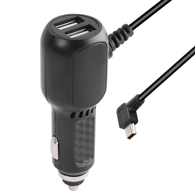 For Anytek Car DVR Camera 3.5m 5V 3A Mini USB Car Charger with 2 USB Port