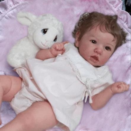  20'' Kids Reborn Lover Caroline Reborn Toddlers Silicone Baby Doll, Soft Vinyl Realistic Looking Weighted Newborn Dolls - Reborndollsshop.com-Reborndollsshop®