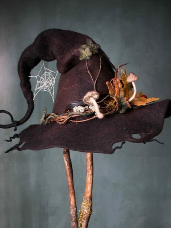 Halloween Forest Witch Hat
