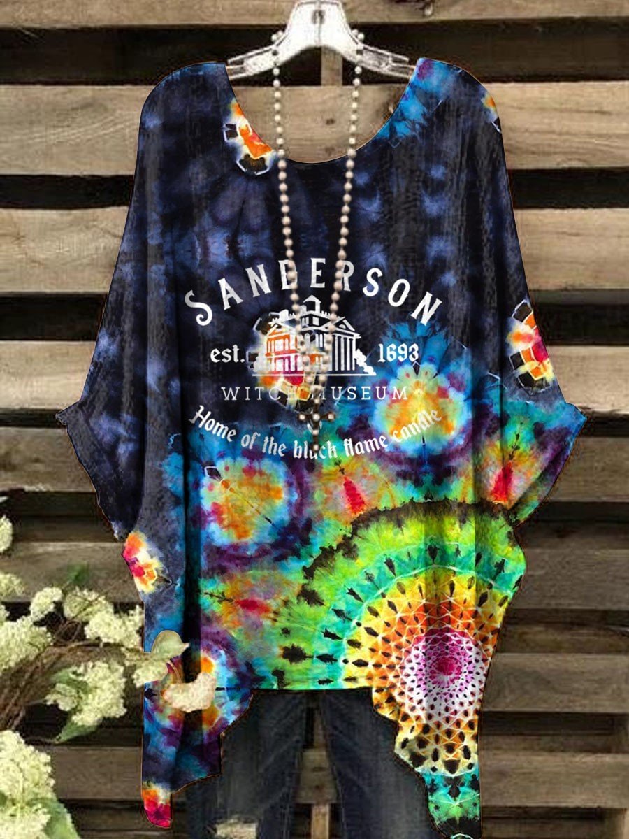 Sanderson Witch Museum Printed Casual Women's Loose T-shirt