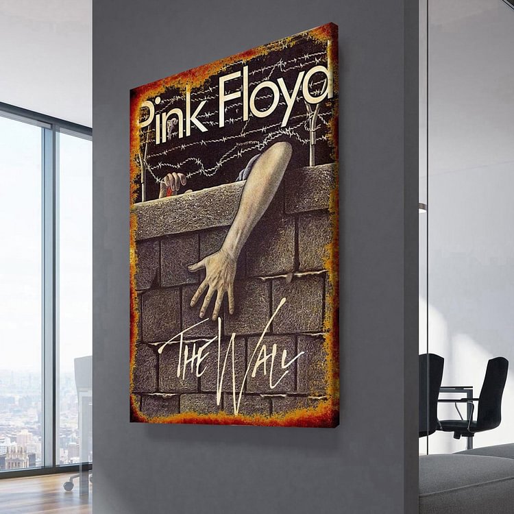 Pink Floyd The Wall Album Cover Canvas Wall Art