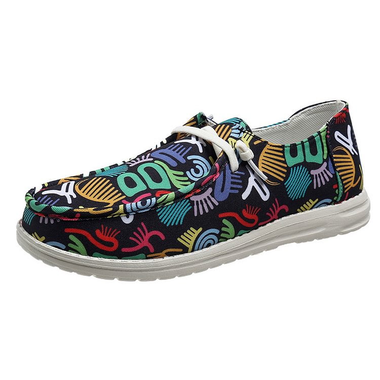 Women's Wally Slip On Canvas Casual Multicolor Shoes