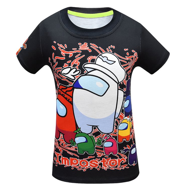 Among us, Amongsus T-shirt for children with short sleeves and round neck 3633-Mayoulove