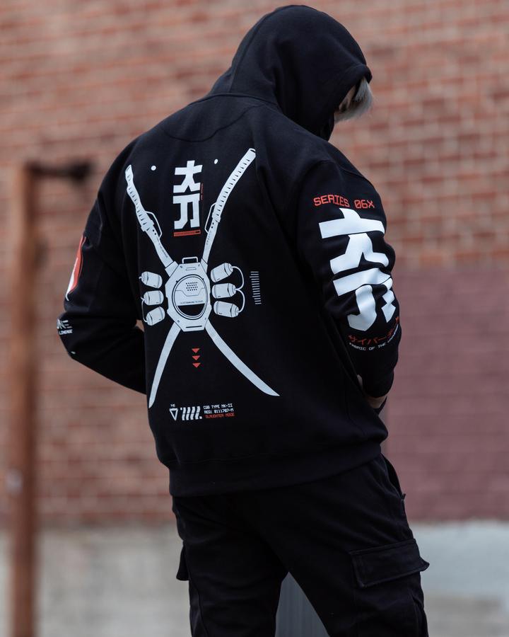 Japanese Style Sword Theme Hoodie | Undetectd