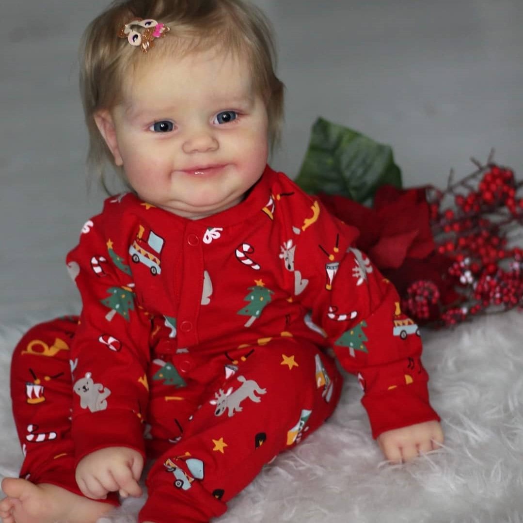  [Christmas Specials]20" Cute Real Lifelike Handmade Silicone Reborn Blonded Baby Girl Dolls Meg - Reborndollsshop.com-Reborndollsshop®