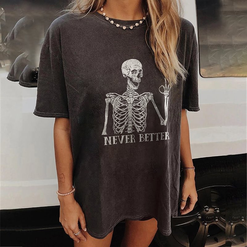 Minnieskull Never Better Skull T-shirt - Minnieskull
