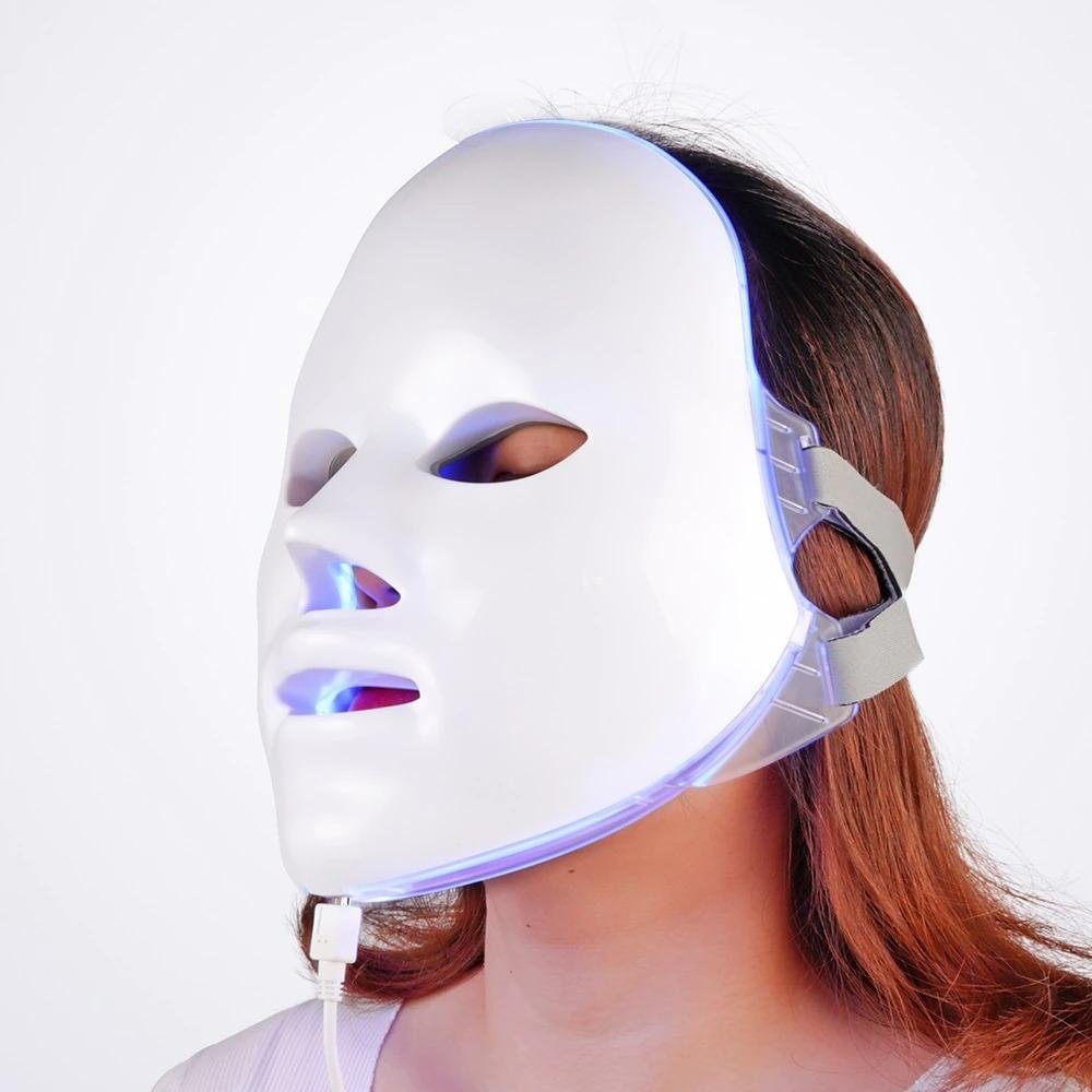 7 Led Light Therapy Face Mask - vzzhome