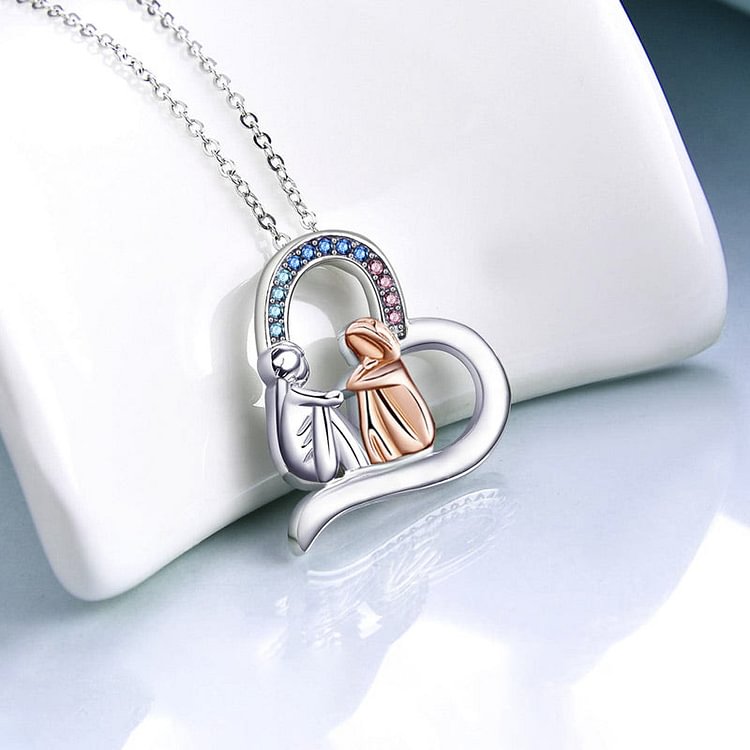 For Sister - S925 There's no greater Gift than Sisters Sister Love Necklace