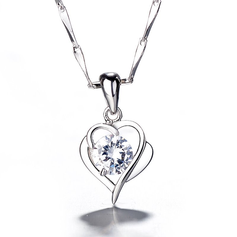 Heart-To-Heart Love S999 Pure Silver  Necklace