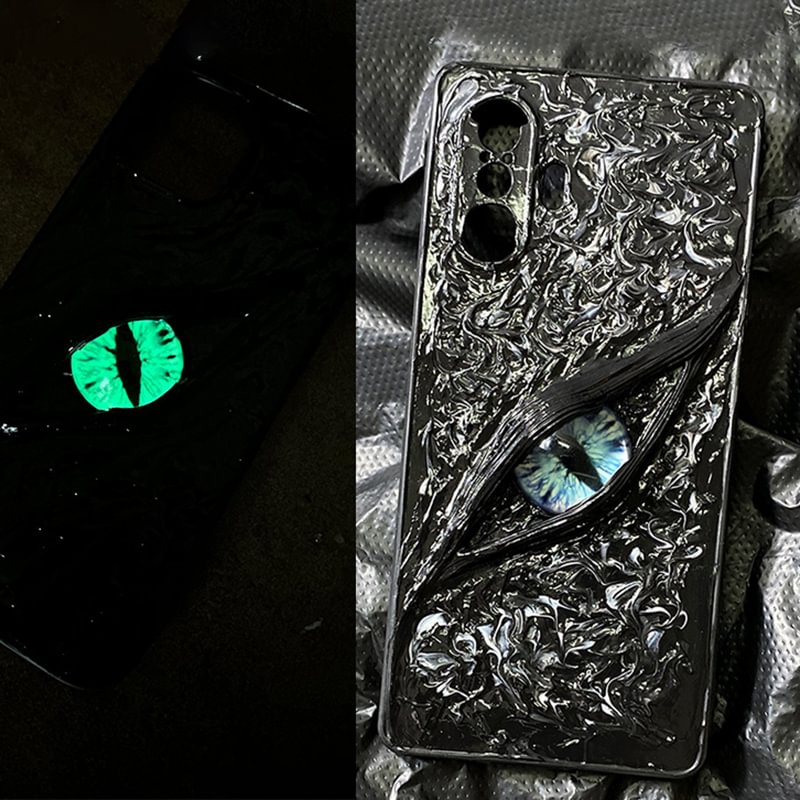 Luminous Stereo Devil Eyes Phone Case / Techwear Club / Techwear