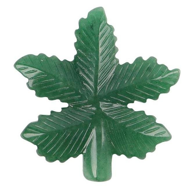 Green Aventurine Leaf Carvings Plants Bulk Crystal wholesale suppliers