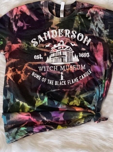 Sanderson Witch Museum Est. 1693 Bleached T-Shirt
