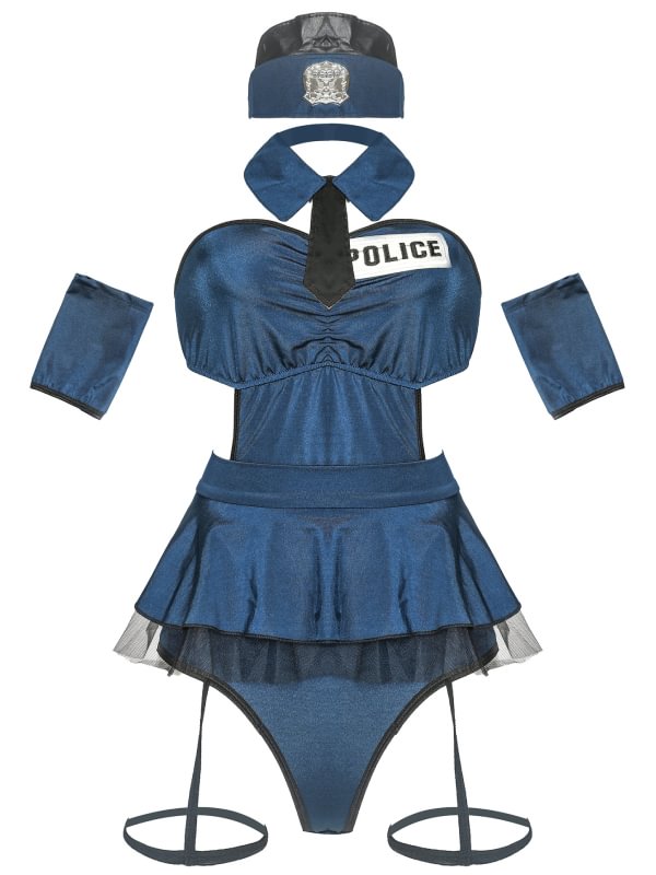 Cosplay One-piece Policewoman Uniform-Icossi