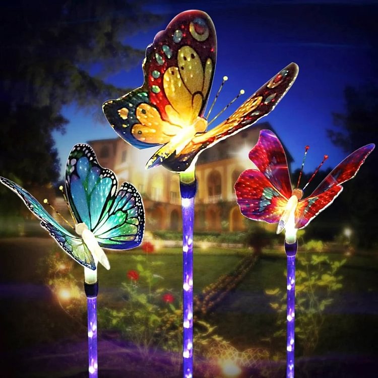 Outdoor Butterfly Solar Garden Decorative Lights For Yard Patio Landscape Path - Sean - Codlins
