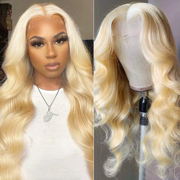 HD Melted Lace Wig丨8-32 Inches Golden Body Wave Hair丨13x4x1 Ultra Thin Seamless Lace Wig That Fits To The Scalp