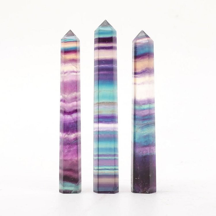 Set of 3 Fluorite Towers Points Bulk Crystal wholesale suppliers