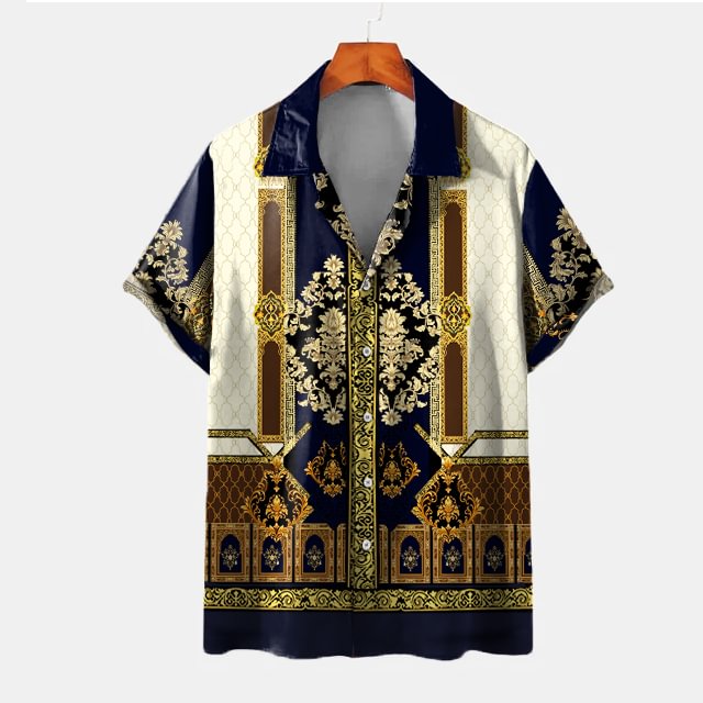 BrosWear Fashion Baroque Luxury Shirt