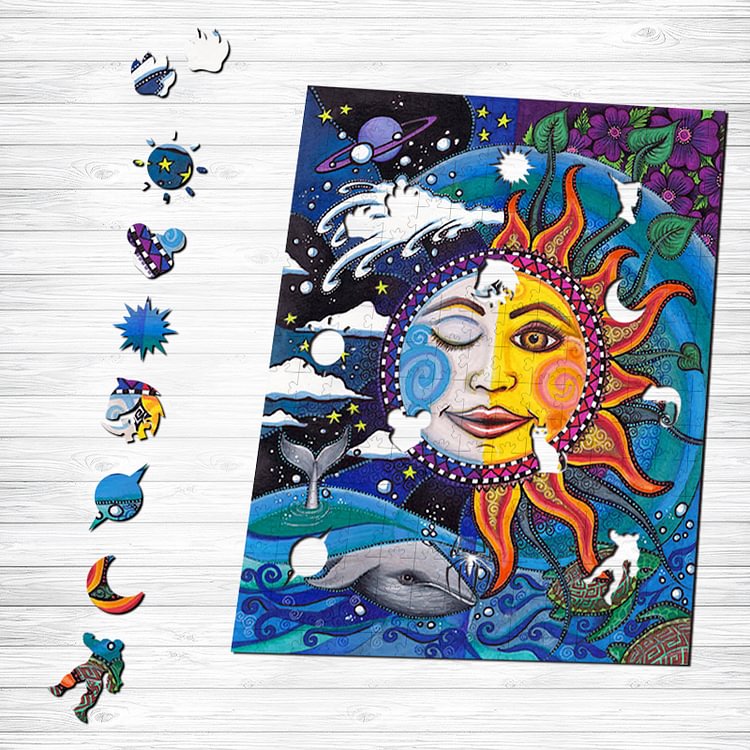 Celestial Painting Wooden Puzzle