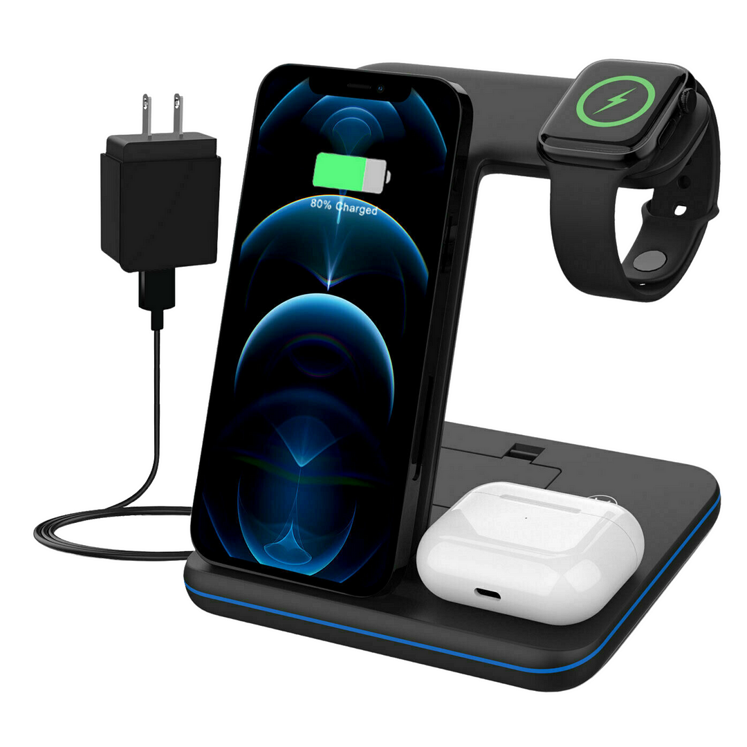 3 in 1 Wireless Fast Charging Dock - vzzhome