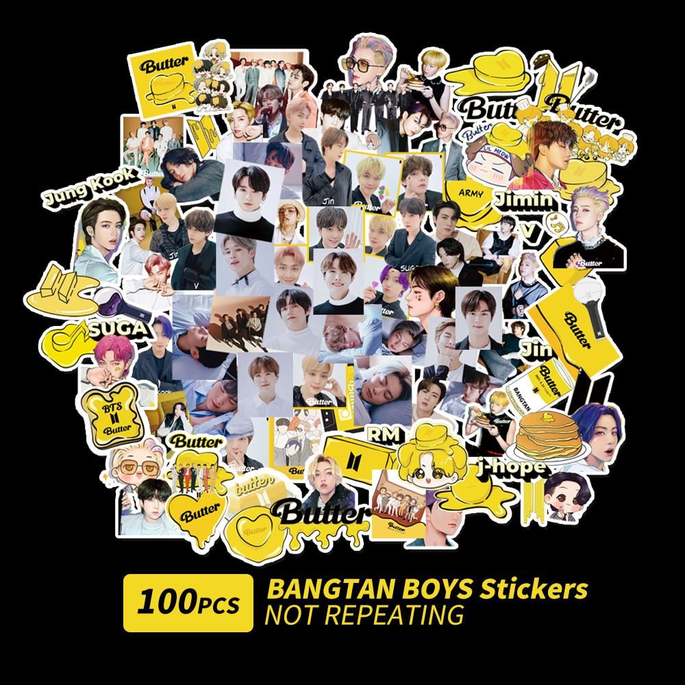 방탄소년단 100 Sheets Butter Album Stickers