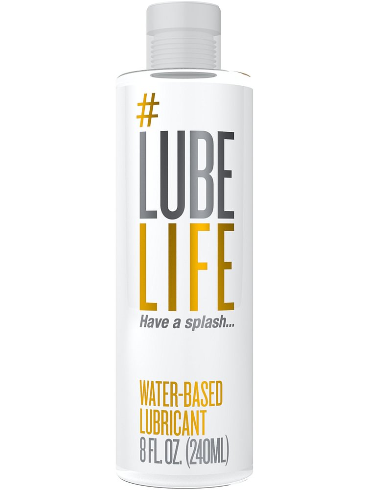 LubeLife Water Based Personal Lubricant & 8 Ounce Sex Lube For Couples