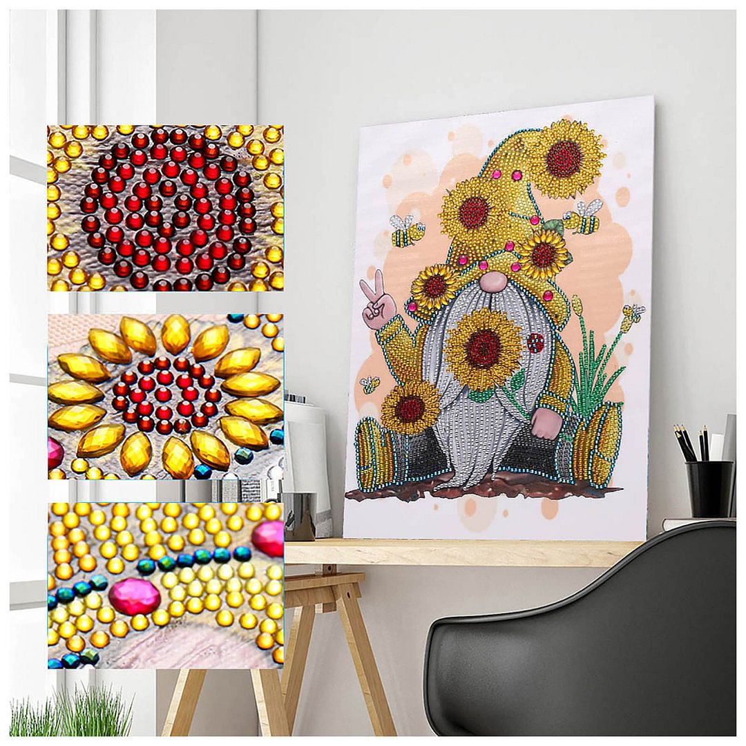 Gnome Themed 5D DIY Diamond Painting For Home Decor、shopify、sdecorshop