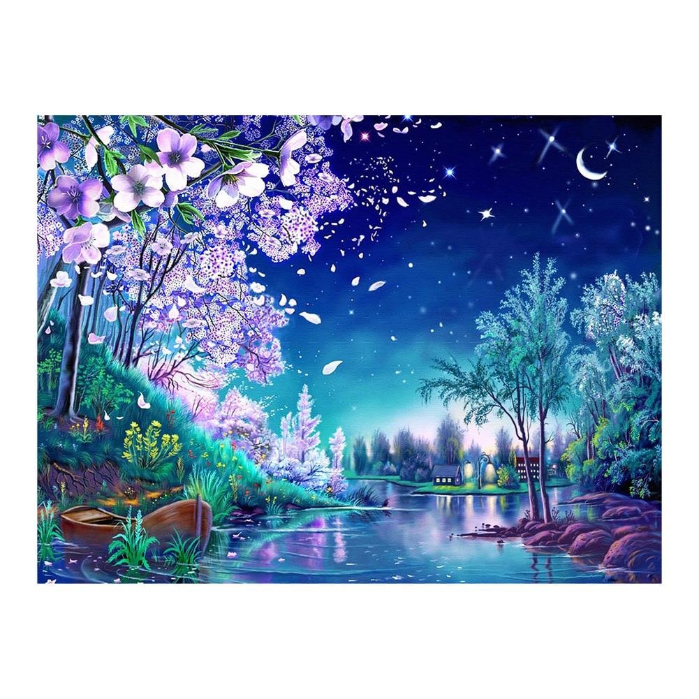 Partial Special Shaped Diamond Painting Scenery