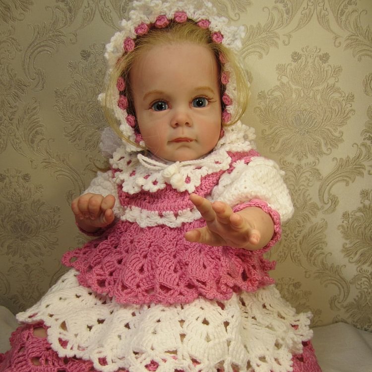  17'' Realistic Newborn Baby Girl Doll Juniper with Clothes - Reborndollsshop.com-Reborndollsshop®