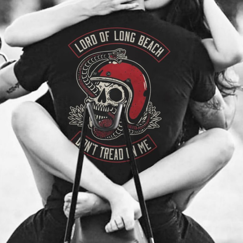 LORD OF LONG BEACH printed T-shirt designer - Krazyskull
