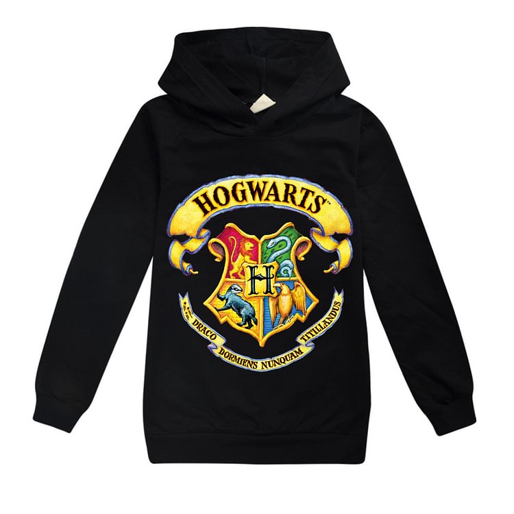Mayoulove Harry Potter Hogwarts Casual Sweatshirt  Spring Autumn Hoodie for Kids-Mayoulove