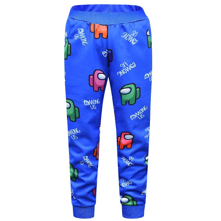 Among us games autumn and winter middle waist pants middle children's long pants casual pants Harlan pants 6016-Mayoulove