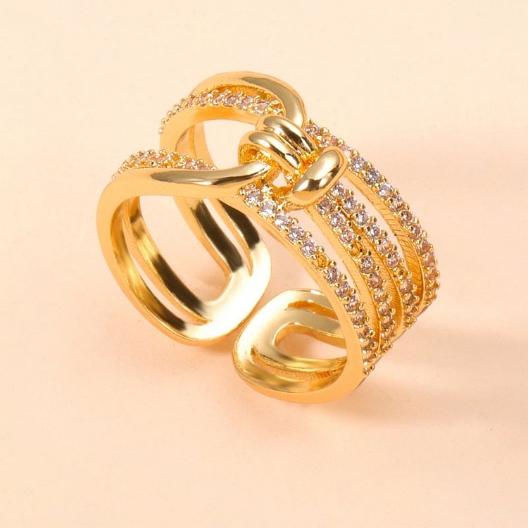 For Daughter - S925 Heart Will Always be Tied to Yours Knot Ring