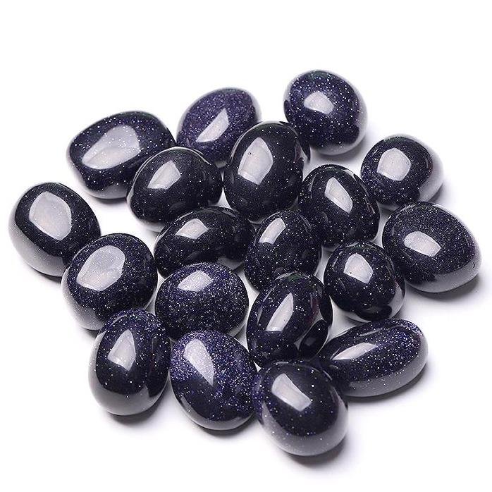 0.1kg Blue Sandstone Crystal bulk tumbled stone for Healing Crystal wholesale suppliers