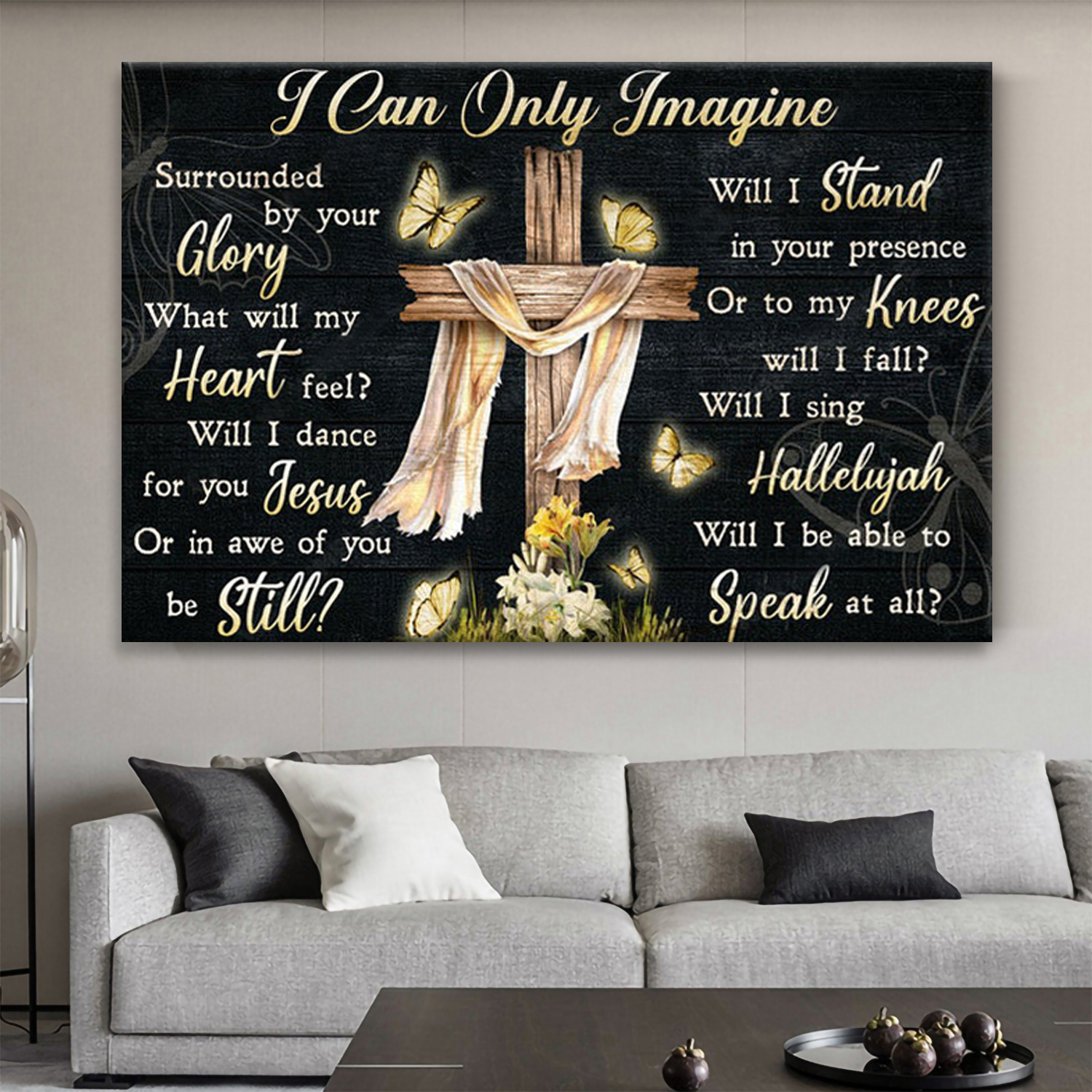 I can only Imagine Canvas Wall Art