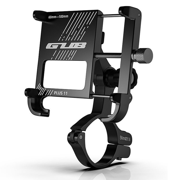 GUB Plus 11 Electric Bicycle Mobile Phone Holder Aluminum Alloy MTB Road Bike Adjustable Handlebar Stand Mount for Electric M365 Bike Motorcycle Scooter