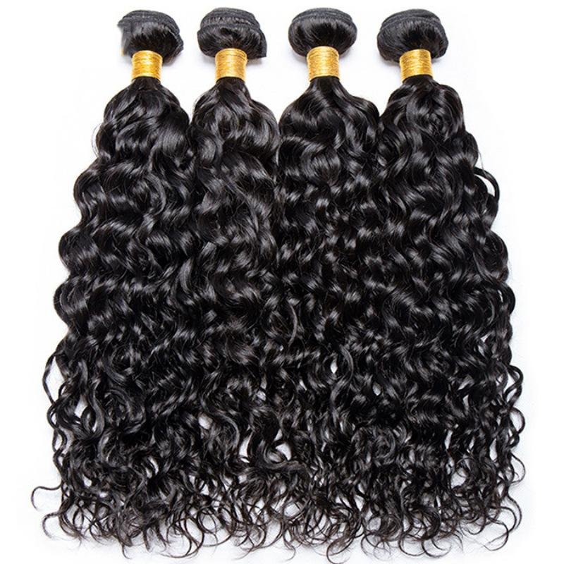 European and American Wigs Natural Curvy Chemical Fiber Hair Curtain Water Wave Huma Hair-Corachic