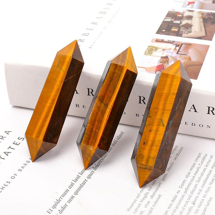 Set of 3 Tiger Eye DT Towers Points Bulk Crystal wholesale suppliers