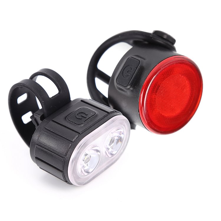 Bicycle Front Rear Lights Set Bike USB Waterproof LED Taillight Headlight