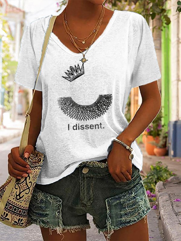 Women's Casual Printed Short Sleeve T-Shirt